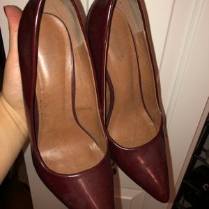 Maroon Pumps